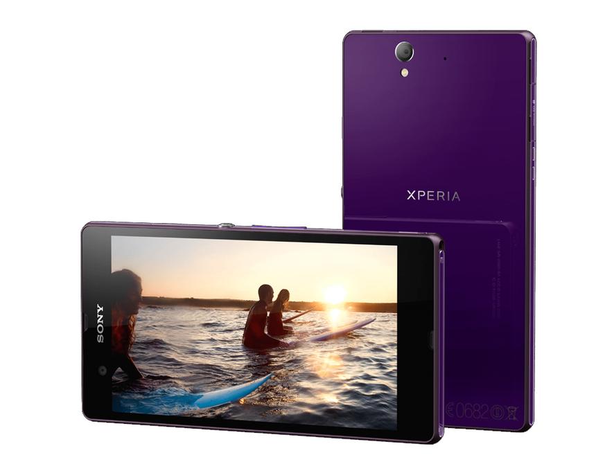 Sony Xperia Z имеет водонепроницаемый корпус и интересные варианты расцветки