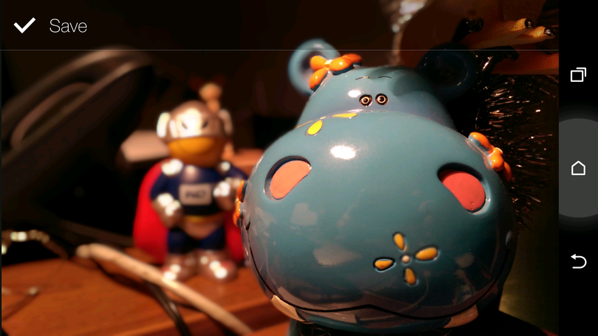 Функция U Focus, фокусировка на переднем плане