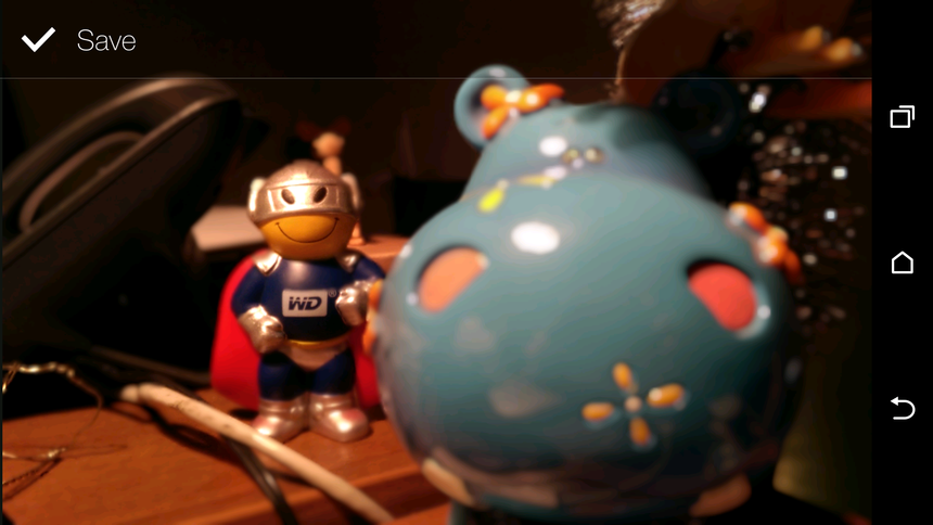 Функция U Focus, фокусировка на заднем плане