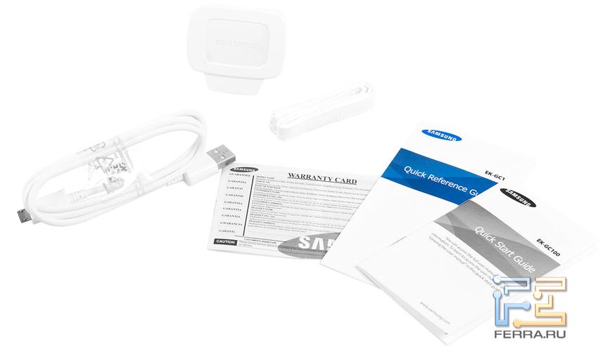 Комплект поставки Samsung Galaxy Camera