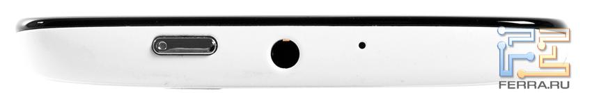 Верхняя грань Sharp Aquos Phone SH930W