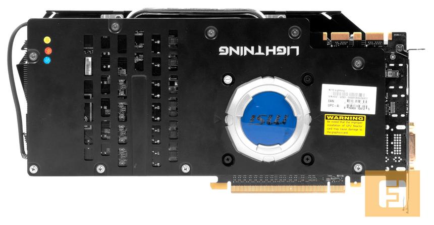 Тыльная сторона MSI GeForce GTX 770 Lightning