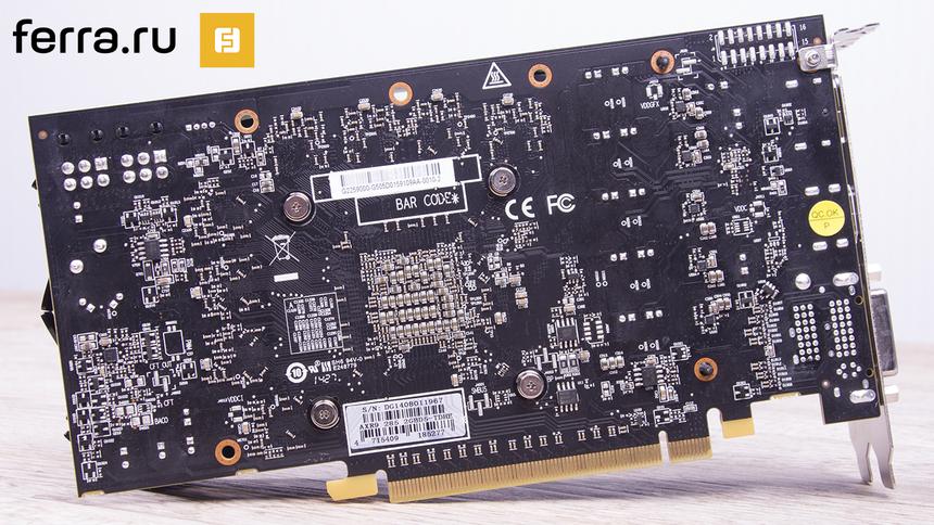 PowerColor TurboDuo R9 285 2GB GDDR5 OC (AXR9 285 2GBD5-TDHE), оборотная сторона