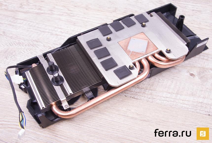 SAPPHIRE DUAL-X R9 285 2GB GDDR5 OC (UEFI), система охлаждения