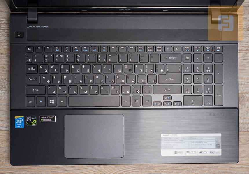 Рабочая панель Acer Aspire V3-772G-747a8G1TMakk