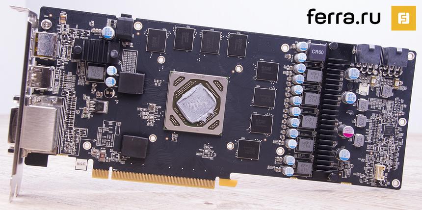 SAPPHIRE DUAL-X R9 285 2GB GDDR5 OC (UEFI), печатная плата