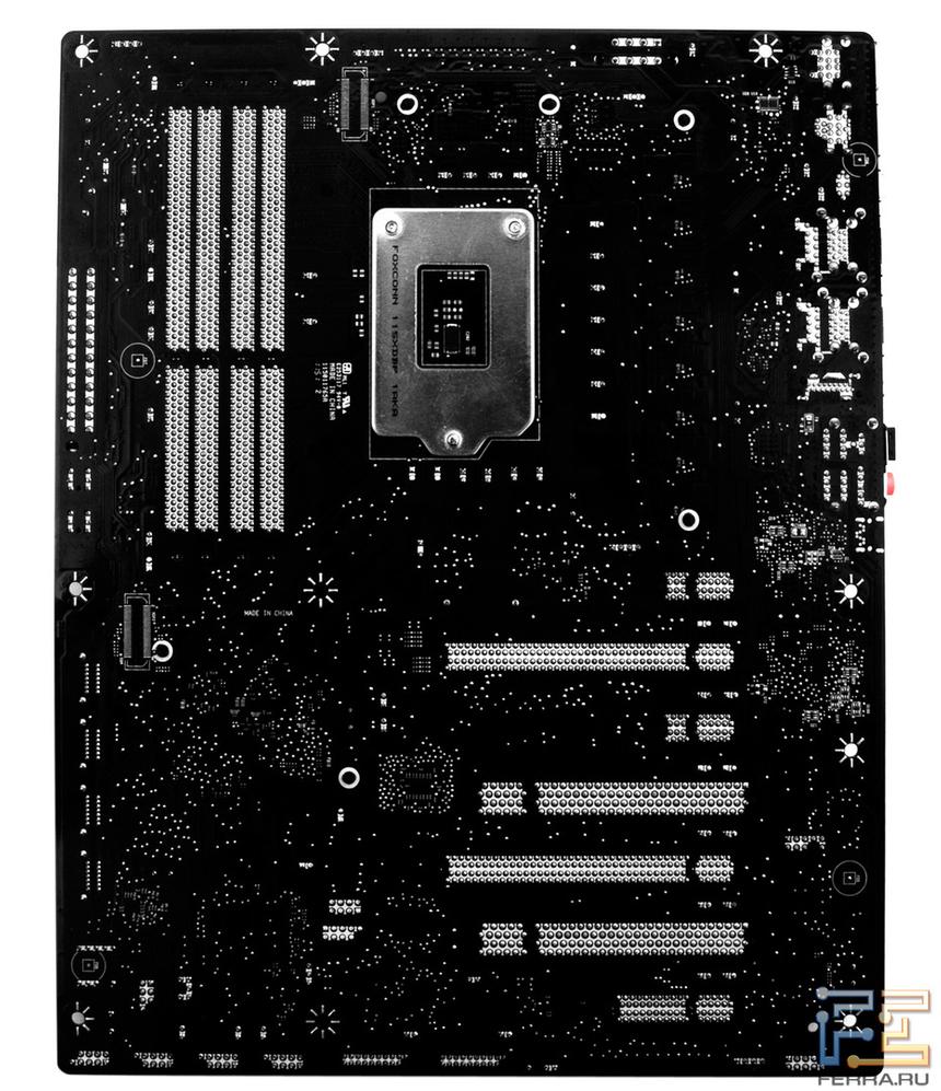 Обратная сторона платы