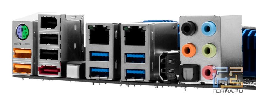 Разъемы задней панели