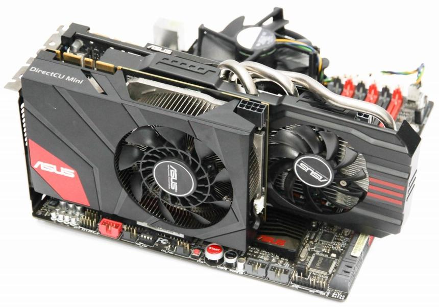ASUS GeForce GTX 760 DirectCU Mini в сравнении с другой видеокартой