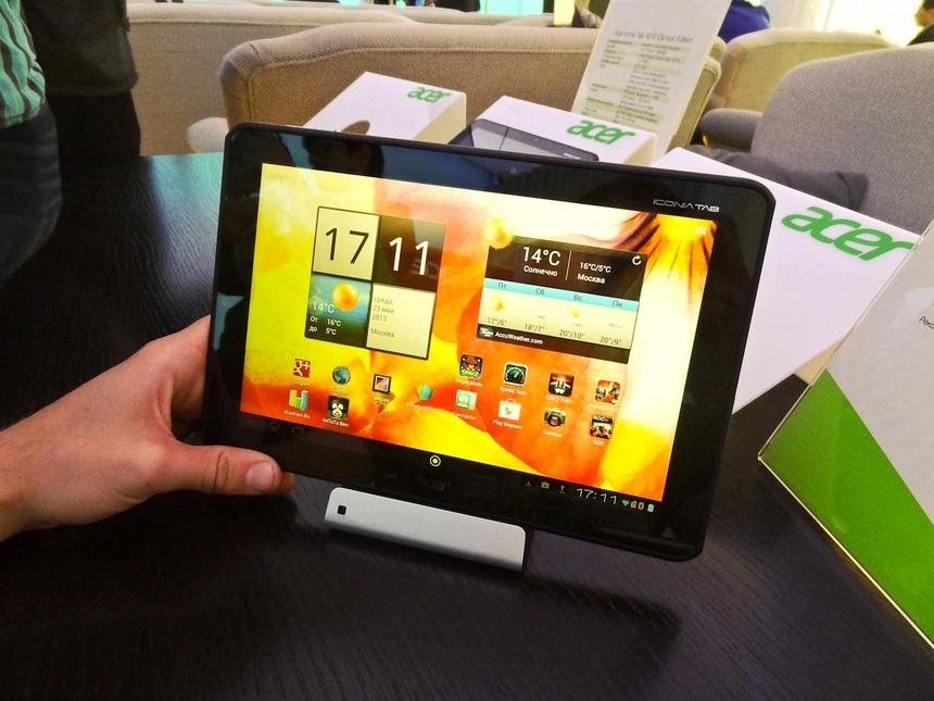 Фото дисплея Acer Iconia Tab A701