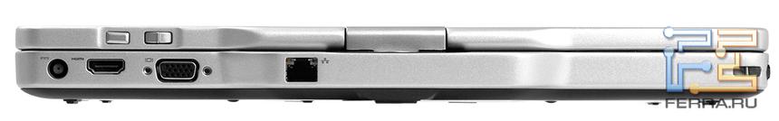 Задняя грань Dell Latitude XT3