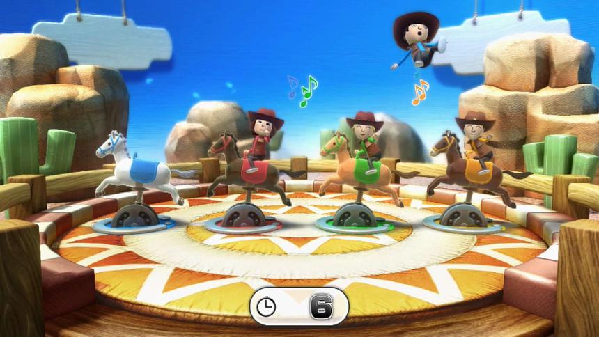 Удержаться на этих механических лошадках не так-то просто!