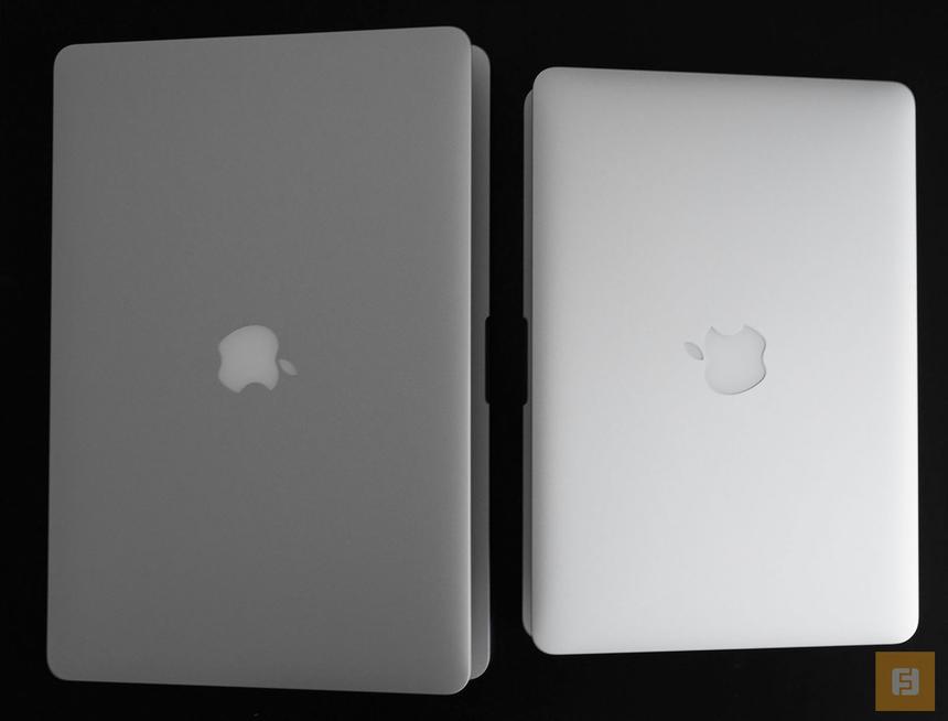 MacBook Pro Retina с диагональю 13 и 15 дюймов, вид сверху