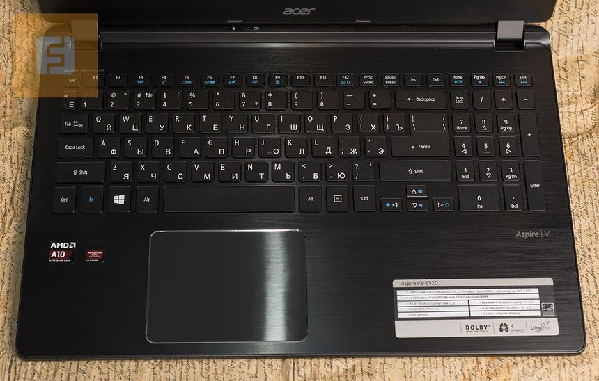 Рабочая панель Acer Aspire V5-552G-10578G50akk