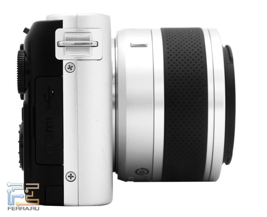Nikon 1 J1, вид справа