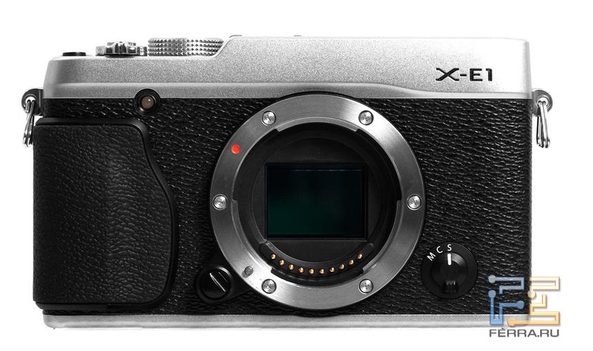 Лицевая сторона корпуса Fujifilm X-E1