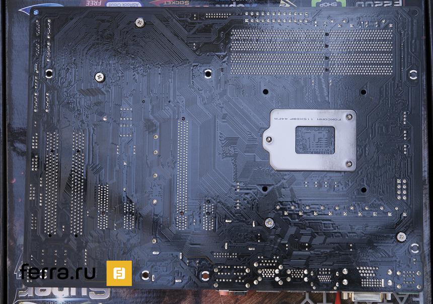 ASRock Fatal1ty Z97 Killer, оборотная сторона