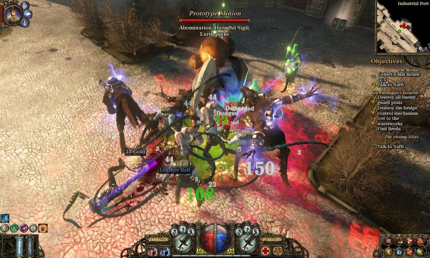 В общей свалке не всегда удается следить за происходящим