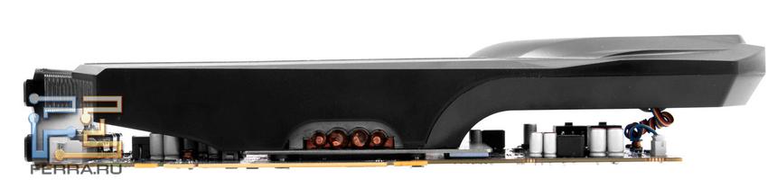 Видеокарта HIS 7870 IceQ Turbo. Вид сбоку