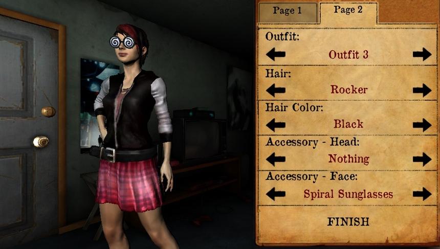 Новые детали гардероба и аксессуары можно купить прямо на уровнях, в лавочке почтальона Говарда Блэквуда