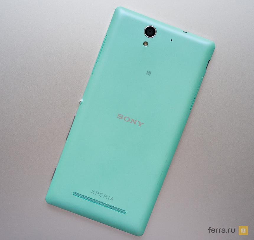 Тыльная сторона корпуса Sony Xperia C3