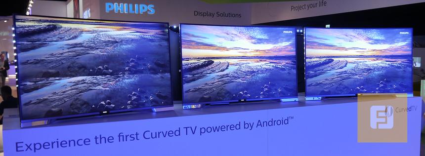 Изогнутые телевизоры Philips 8909