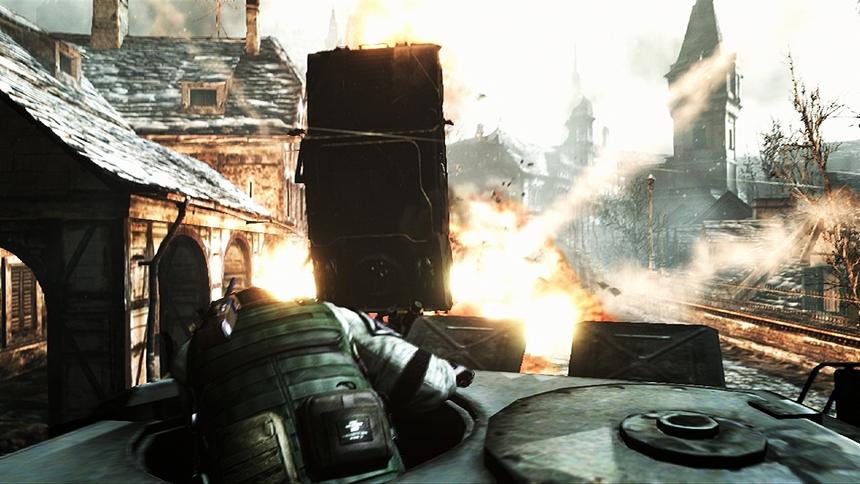 Крис на боевом выезде. В городе идет настоящая война, а за оружие взялись мутанты Дж аво