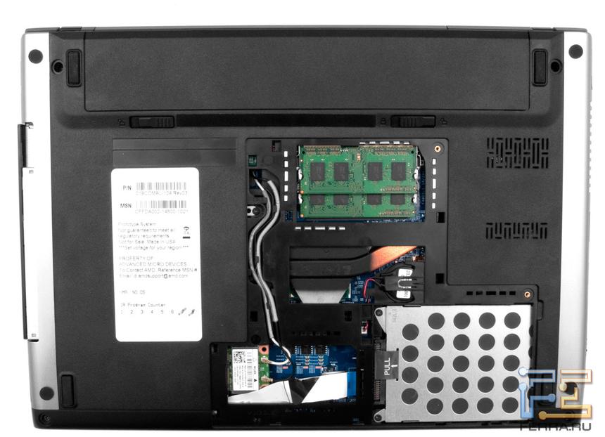 AMD Pumori со снятой панелью