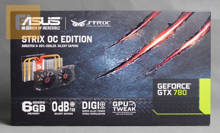 Упаковка ASUS STRIX GeForce GTX 780 OC Edition
