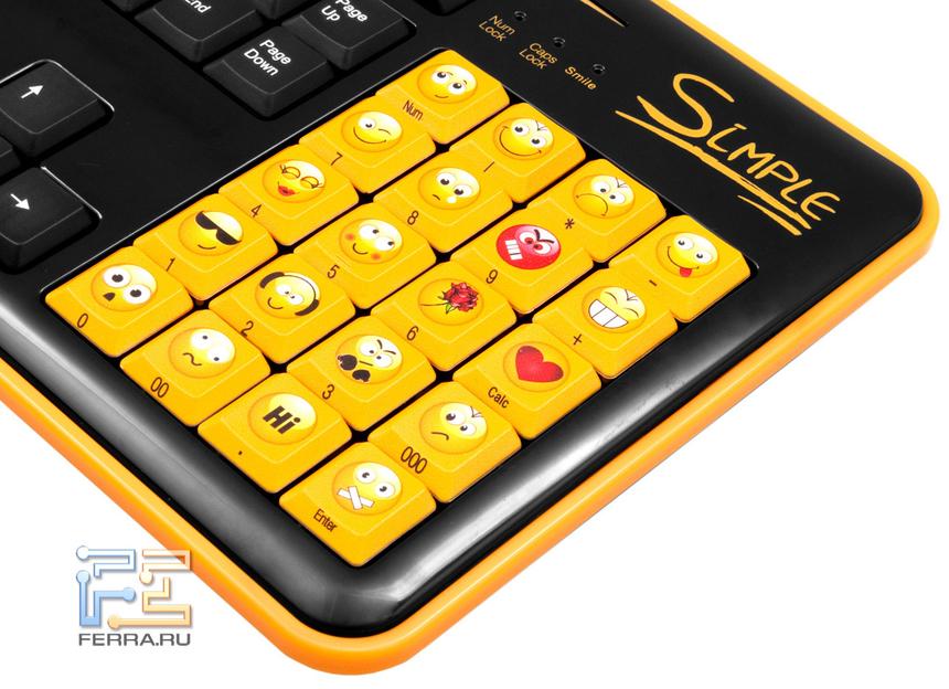 Дополнительная панель со смайликами