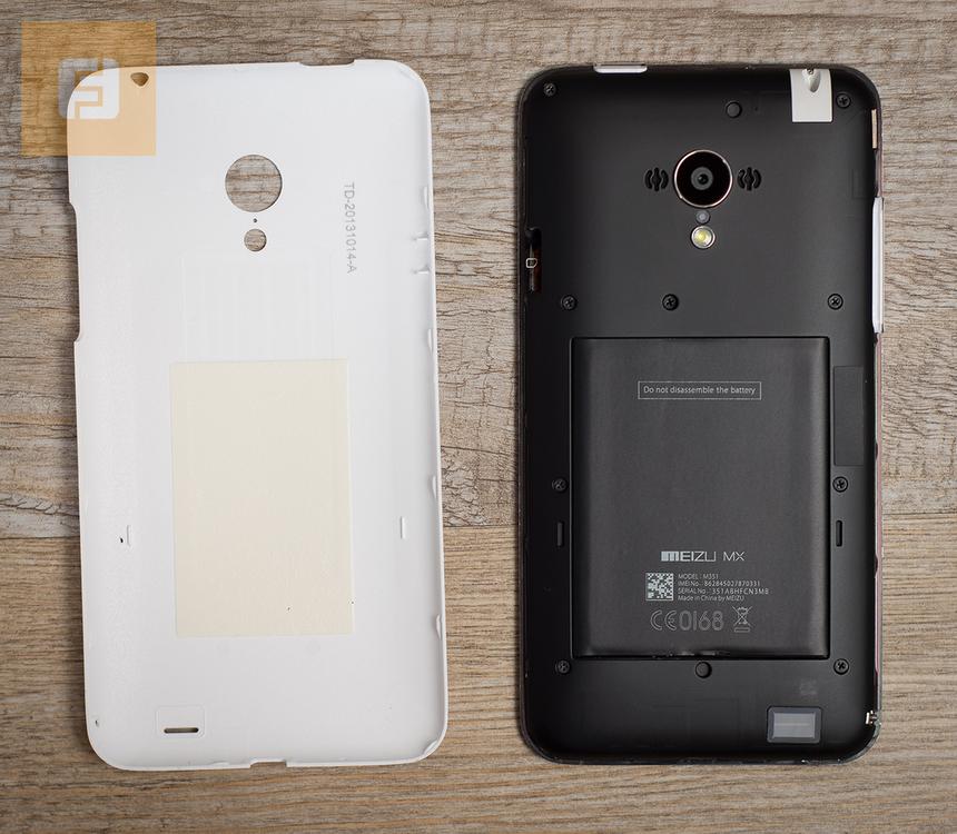 Meizu MX3 без задней крышки