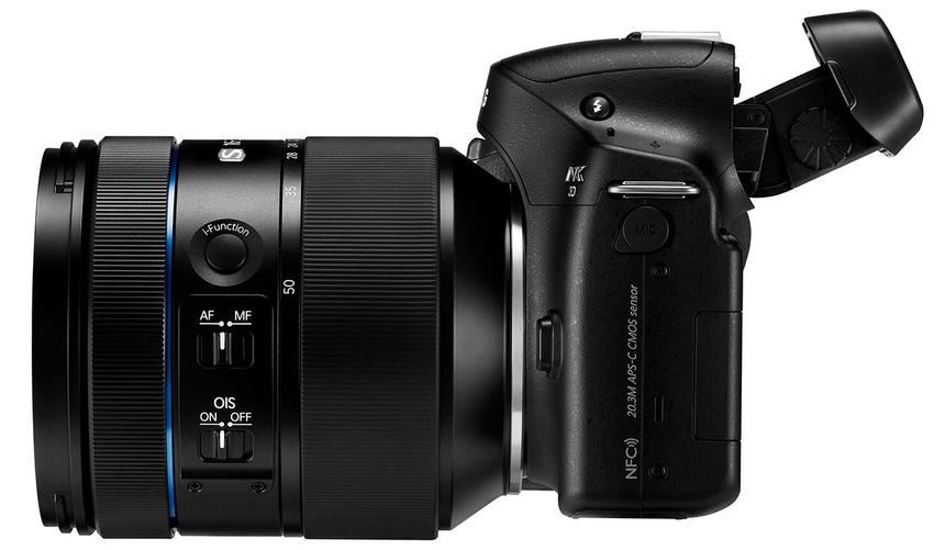 Конструкция экрана и видоискателя в Samsung NX30