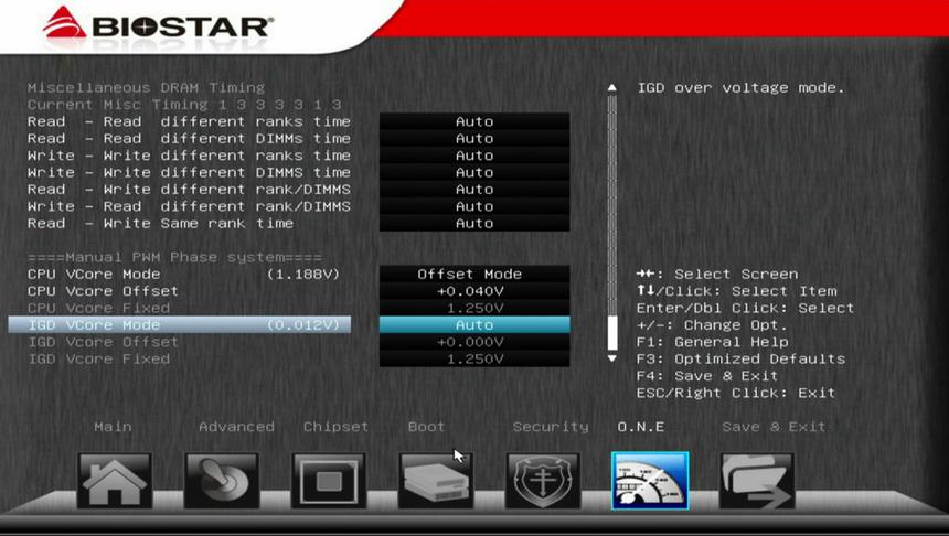 Вкладка O.N.E. 5