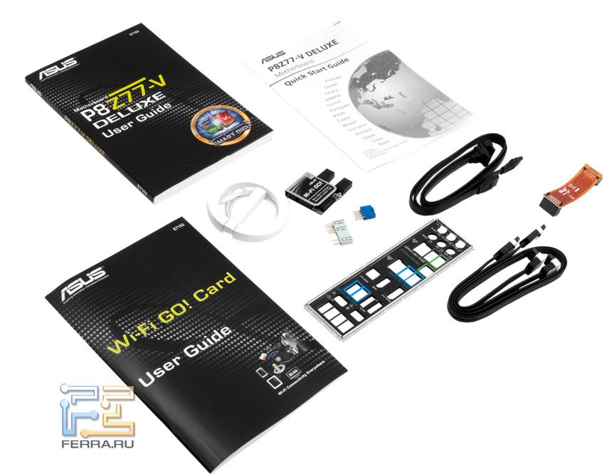 Комплектация материнской платы ASUS P8Z77-V Deluxe