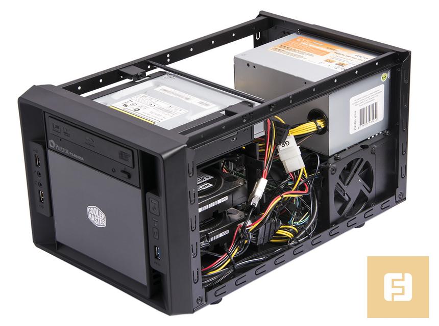 Собранная система в корпусе CoolerMaster Elite 120