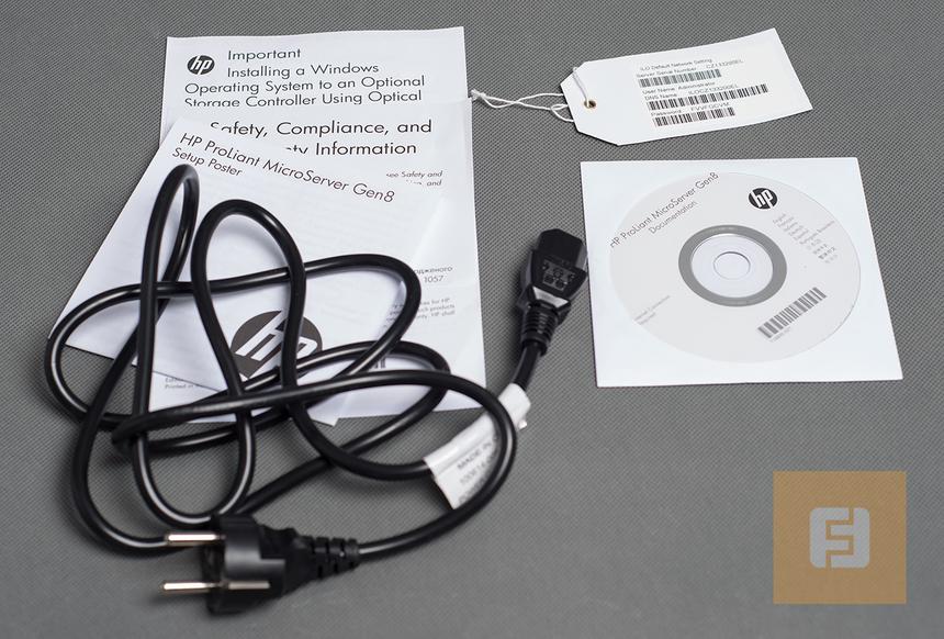Комплектация HP ProLiant MicroServer Gen8