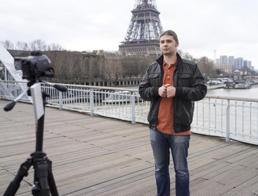 Снимаемся в Париже
