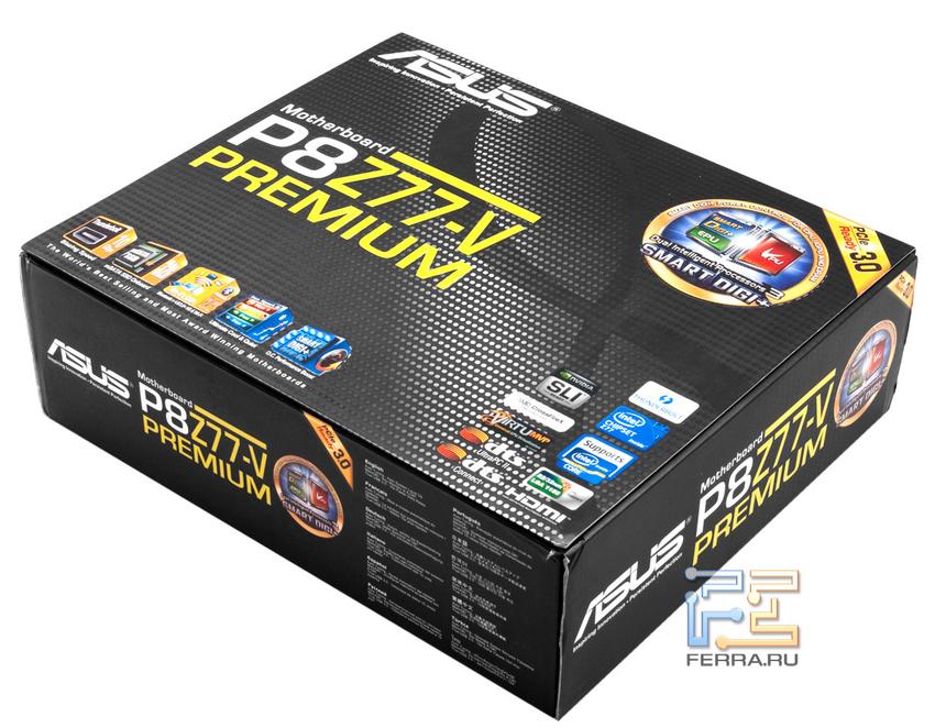 Упаковка материнской платы ASUS P8Z77-V Premium