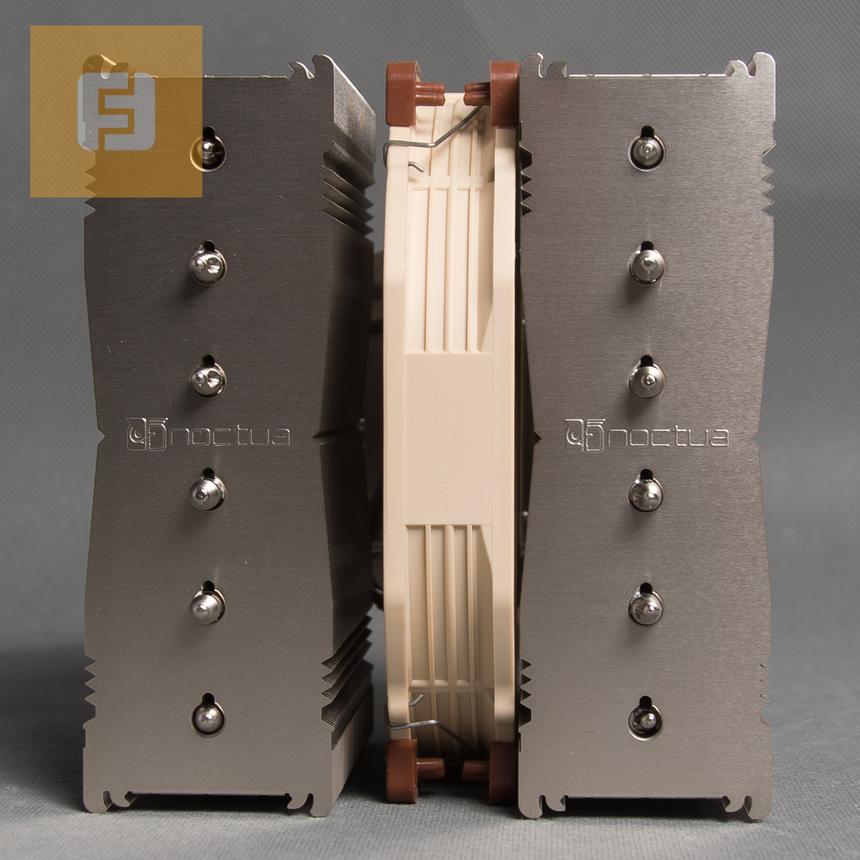 Noctua NH-D15, вид сверху