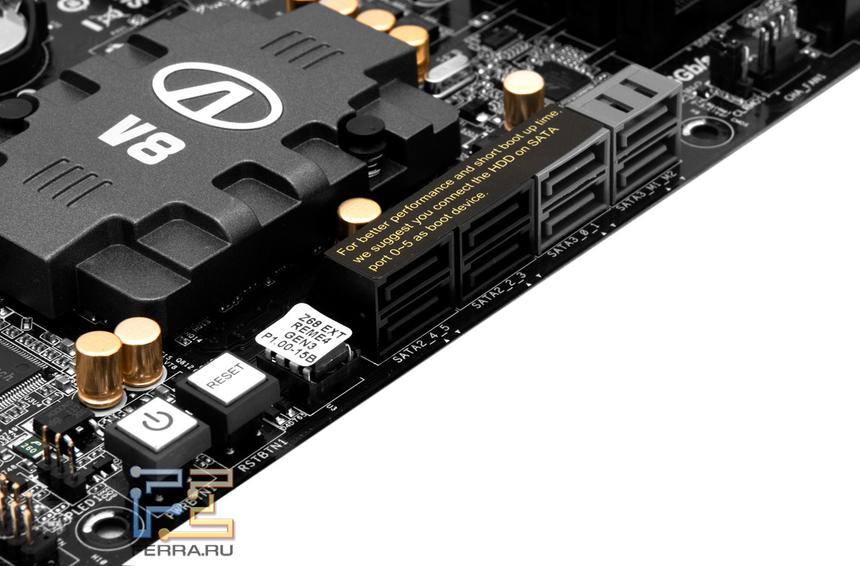 ASRock Z68 Extreme4 Gen3, порты SATA