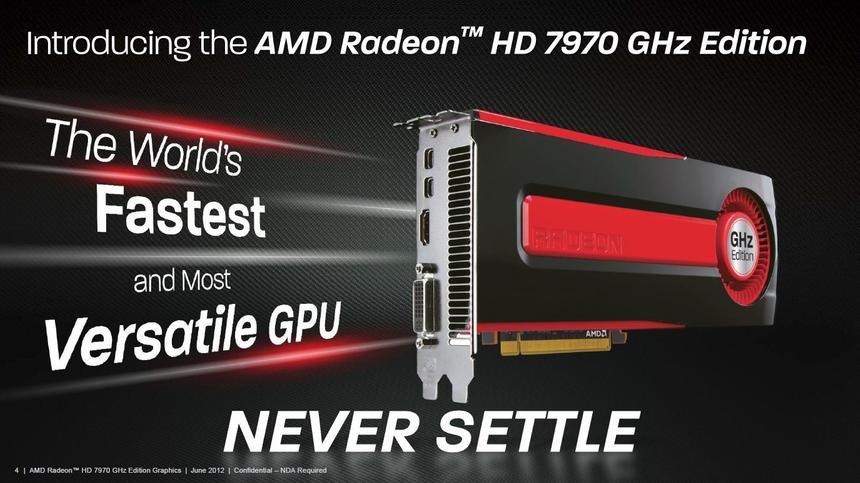 AMD Radeon HD 7970 GHz Edition