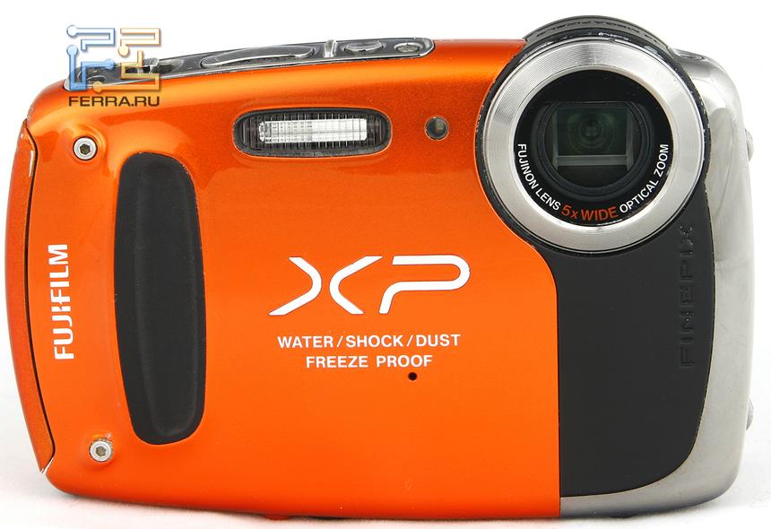 Лицевая сторона корпуса Fujifilm FinePix XP50