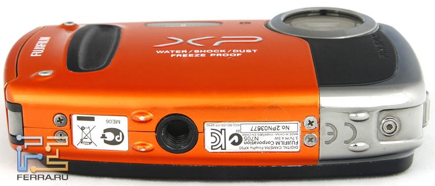 Нижняя панель корпуса Fujifilm FinePix XP50