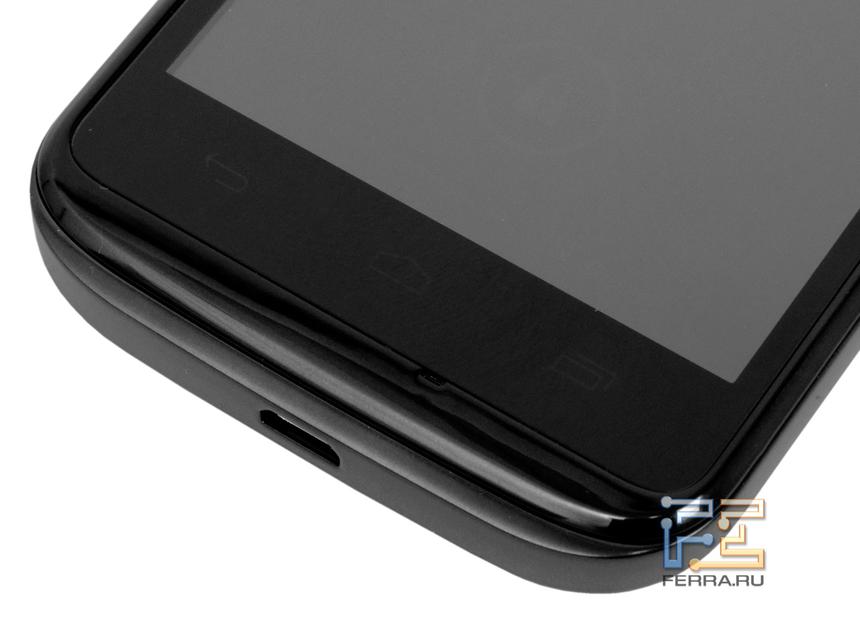 Прорезь микрофона Alcatel OT 993D