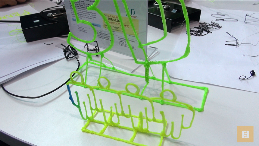 3D-ручка FreeSculpt FX1-free на выставке CeBIT 2014