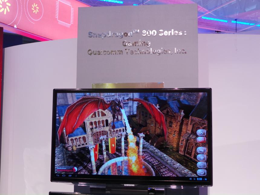 Демонстрация графики на Qualcomm Snapdragon 800