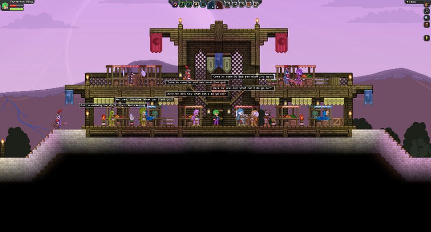 В торговом поселении антропоморфных птиц