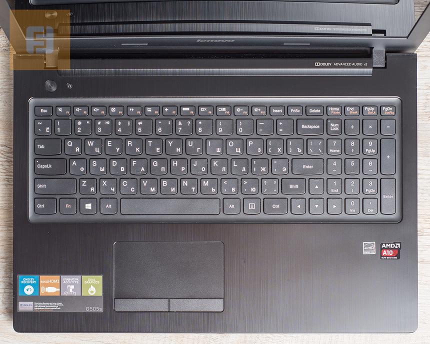 Клавиатура и тачпад Lenovo G505s