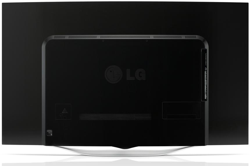 LG 55EC930V, вид сзади