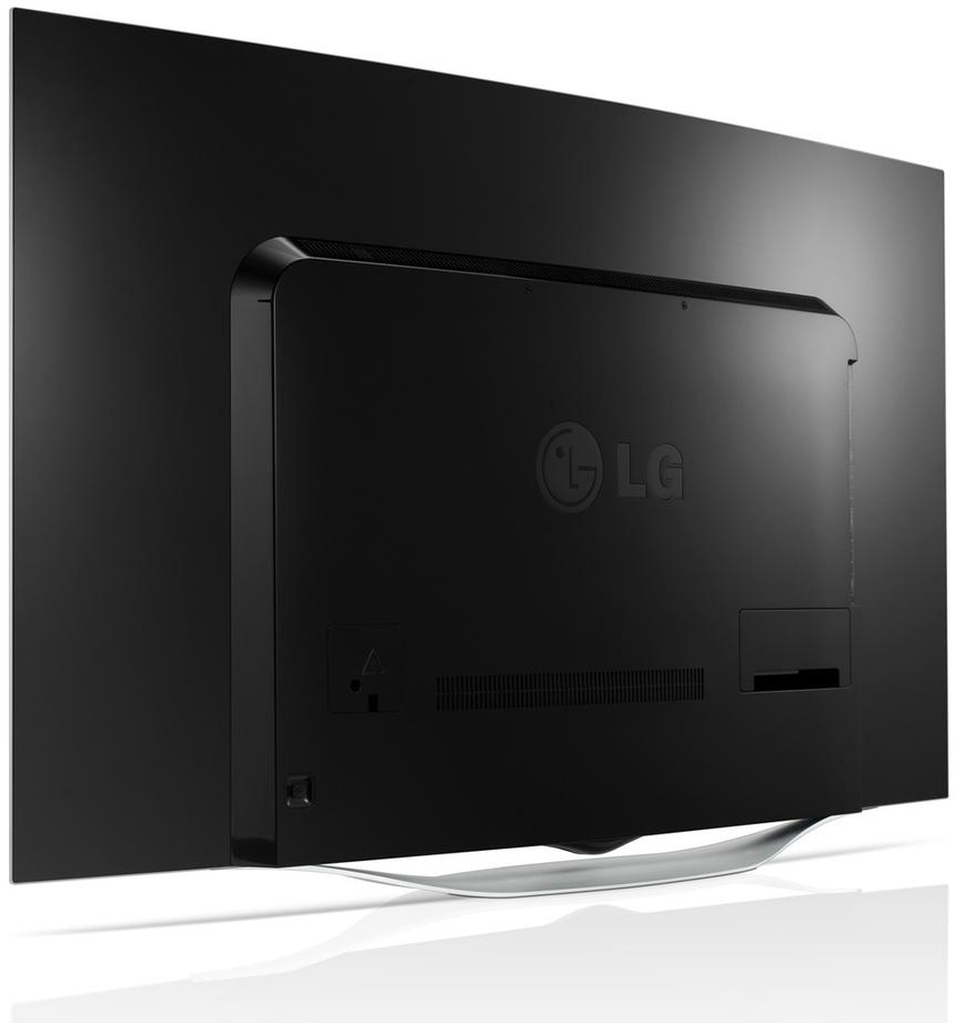 LG 55EC930V, вид сзади